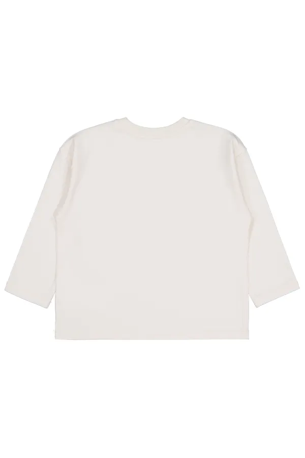 Kız Çocuk Sweatshirt 2-5 Yaş Ekru - Paket