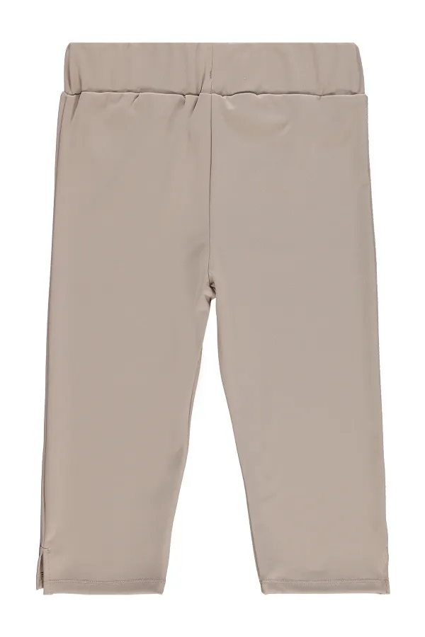 Leggings pour filles 10-13 ans, couleur vison clair - Lot