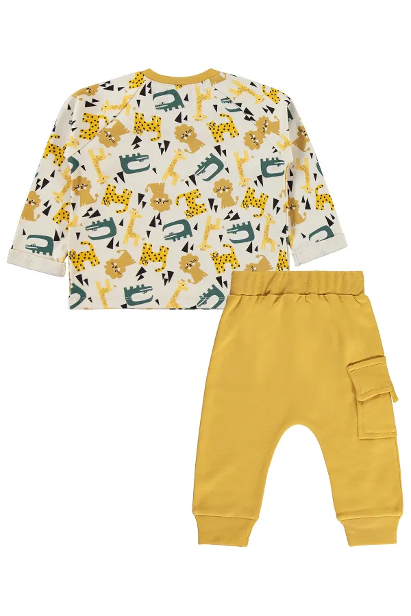 Bebek Takım 0-24 Ay Hardal - Paket