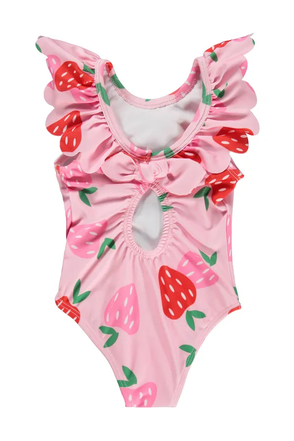 Kız Çocuk Mayo Set 6-13 Yaş Pembe - Paket