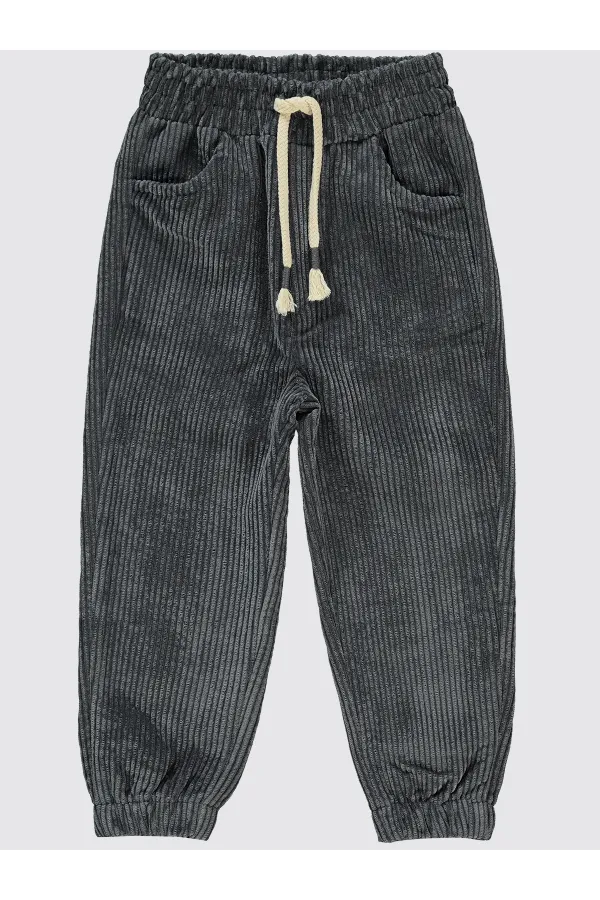 Erkek Çocuk Pantolon 2-5 Yaş Füme - Paket