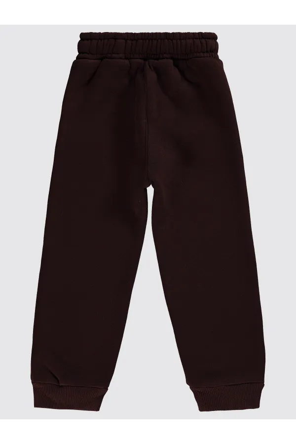 Girls Tracksuit Bottoms 2-5 Years Old Brown - Package