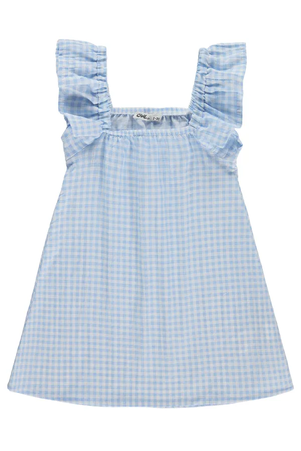 Combinaison et robe pour filles, 2-5 ans, bleu clair - Emballage