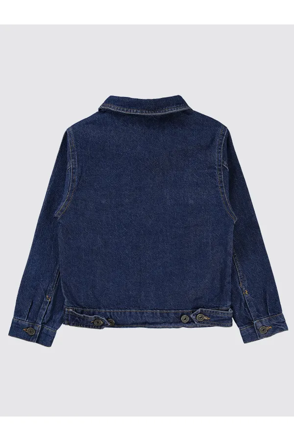 Veste garçon 10-13 ans bleu foncé - Emballage
