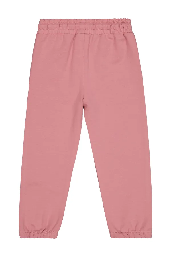 Kız Çocuk Eşofman Altı 2-5 Yaş Gül Kurusu - Paket