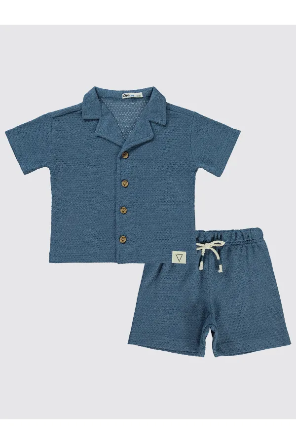 Erkek Çocuk Takım 2-5 Yaş İndigo - Paket