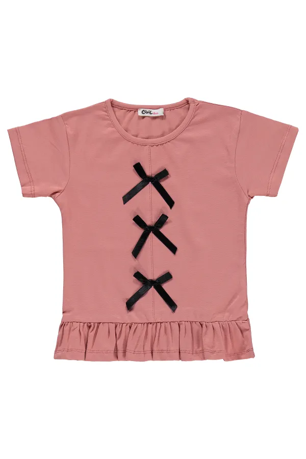 Girls' Team Set 2-5 Years Old Light Terracotta-Black - Package