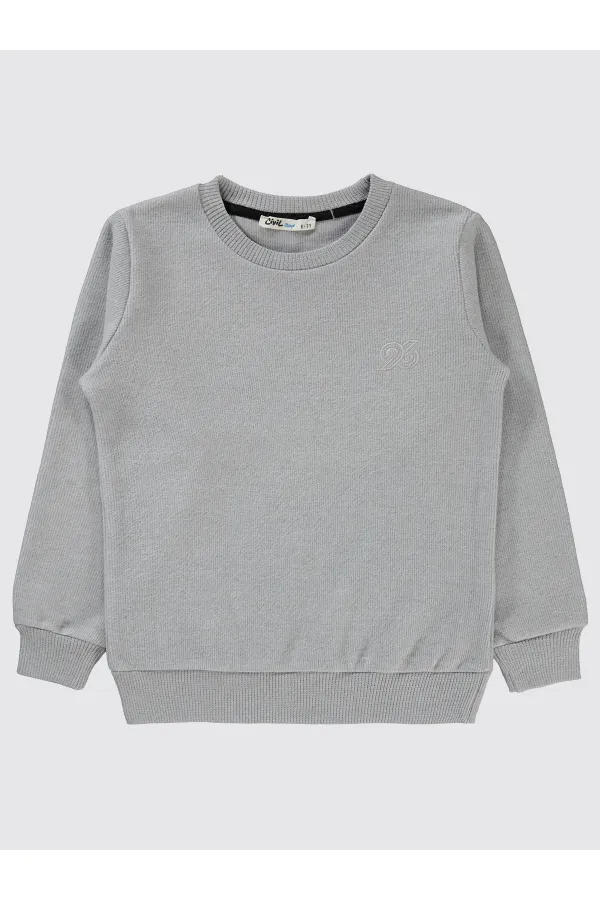 Boy Sweatshirt 6-9 Years Gray - Pack