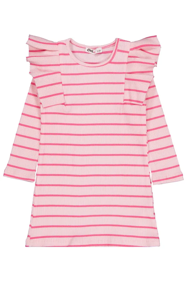 Girl's Vest and Dress 2-5 Years Pink - Package