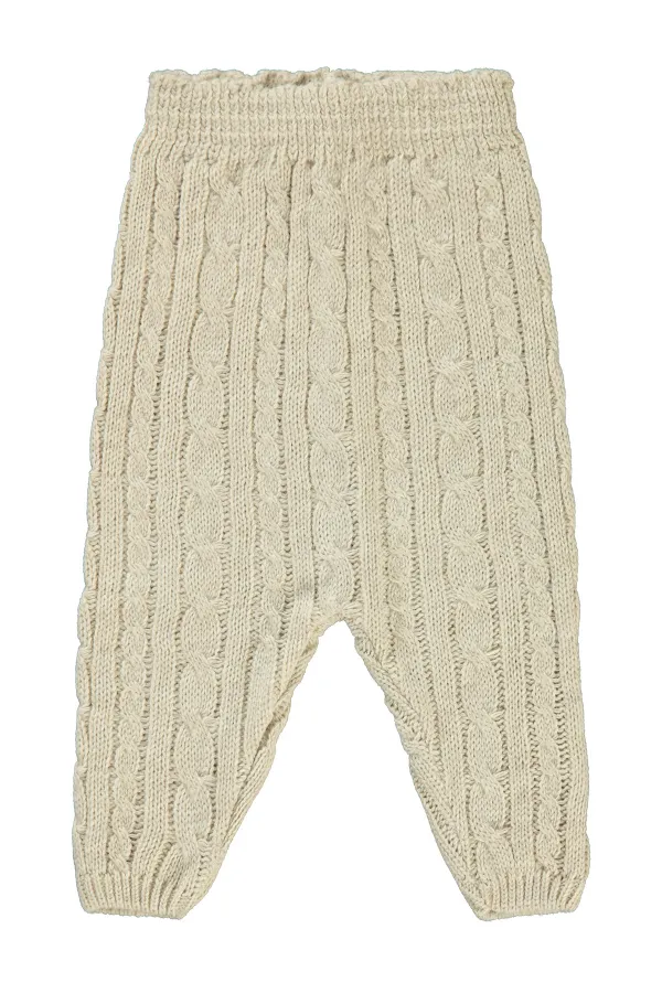 Bas de survêtement bébé 0-24 mois beige - Lot