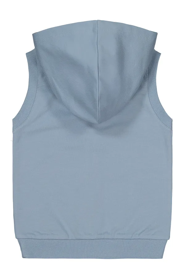 Kız Çocuk Yelek 2-5 Yaş Mavi - Paket