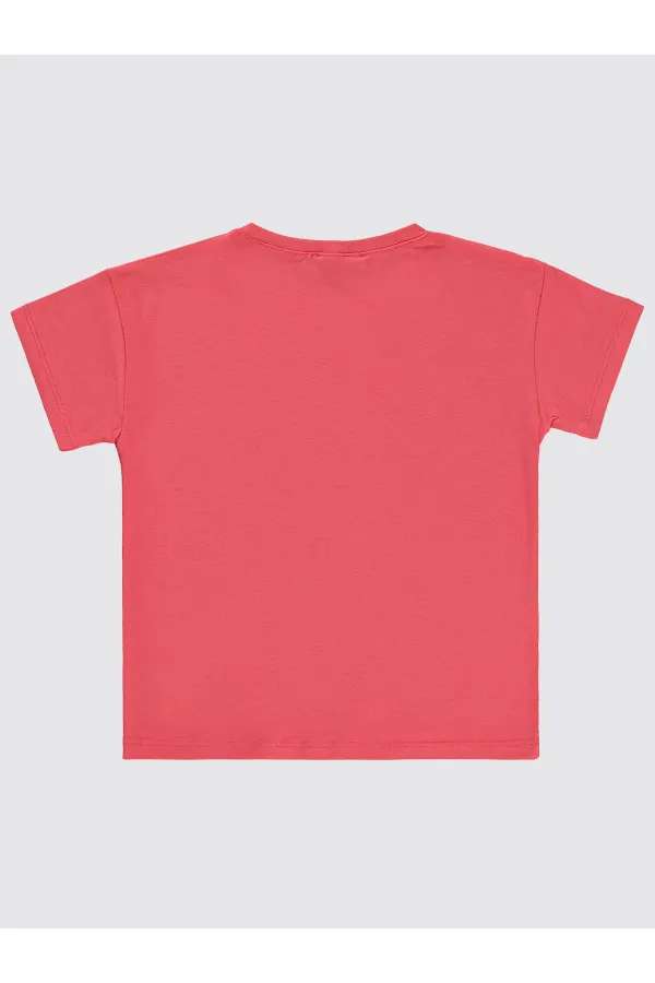 Girls T-Shirt 2-5 Years Old Sunset Coral - Pack