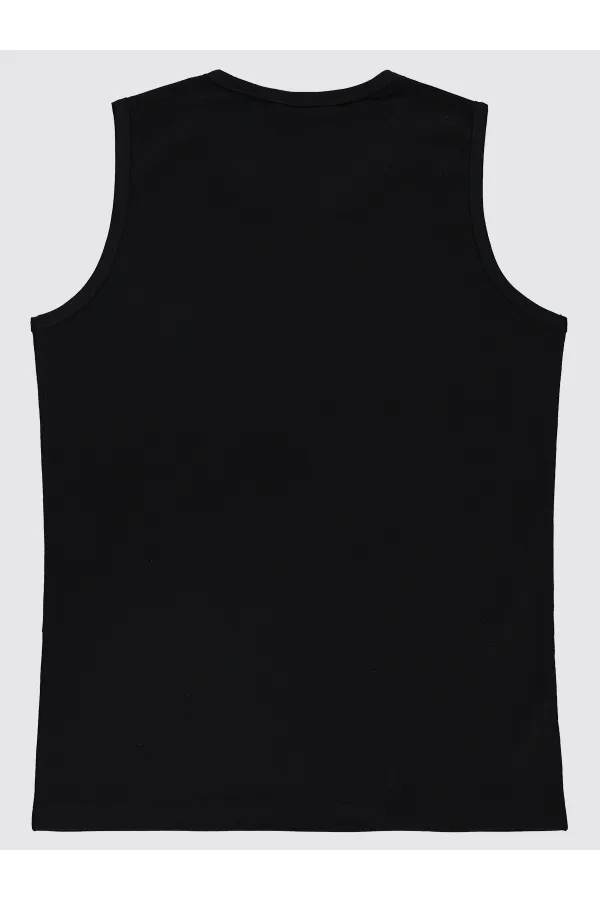 Lot de T-shirts noirs pour garçons de 10 à 13 ans