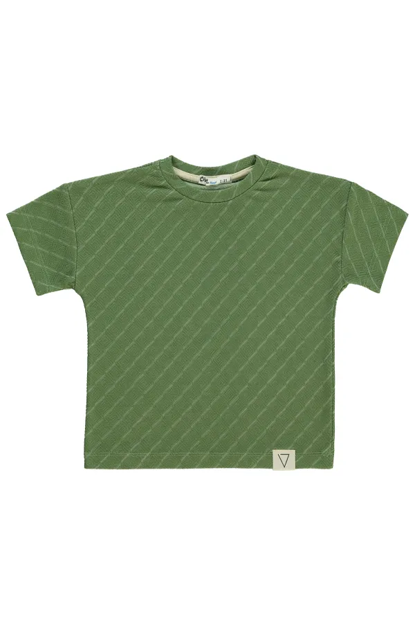 Boys T-Shirt 2-5 Years Khaki - Pack
