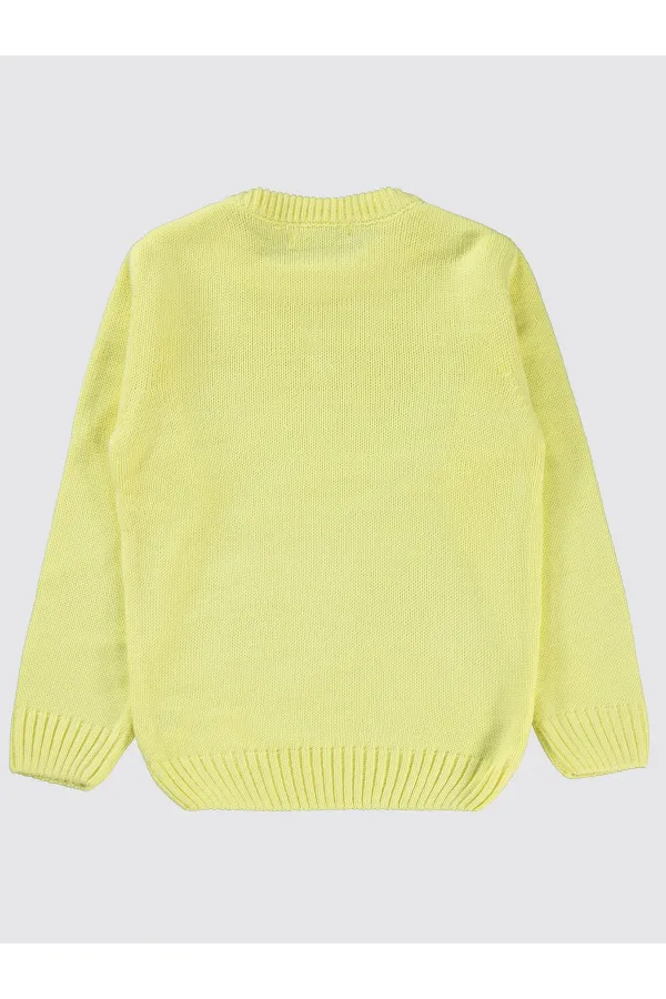 Girl's Sweater 6-9 Years Yellow - Package