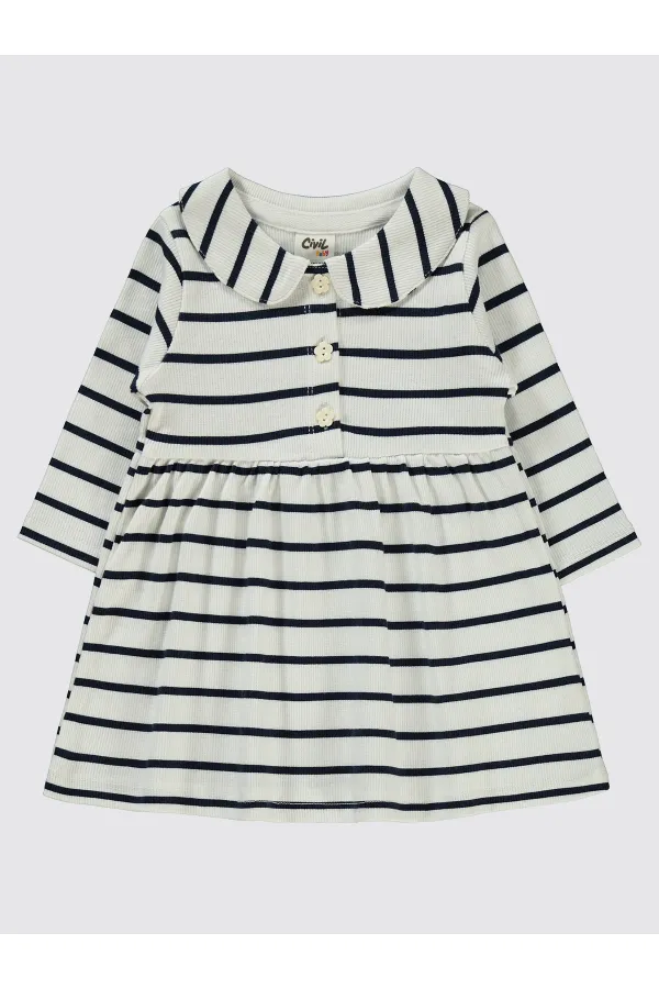 Bebek Jile ve Elbise 0-24 Ay Lacivert - Paket