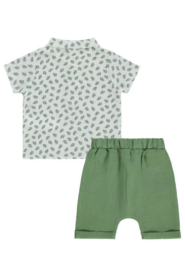 Coffret bébé 0-24 mois vert foncé - Emballage