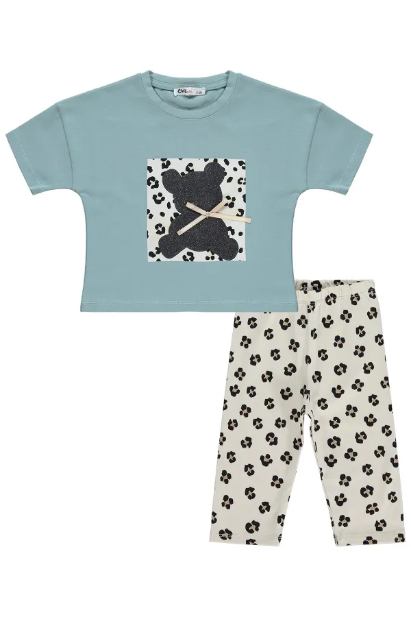 Girls' Team Set 2-5 Years Old, Light Green - Package