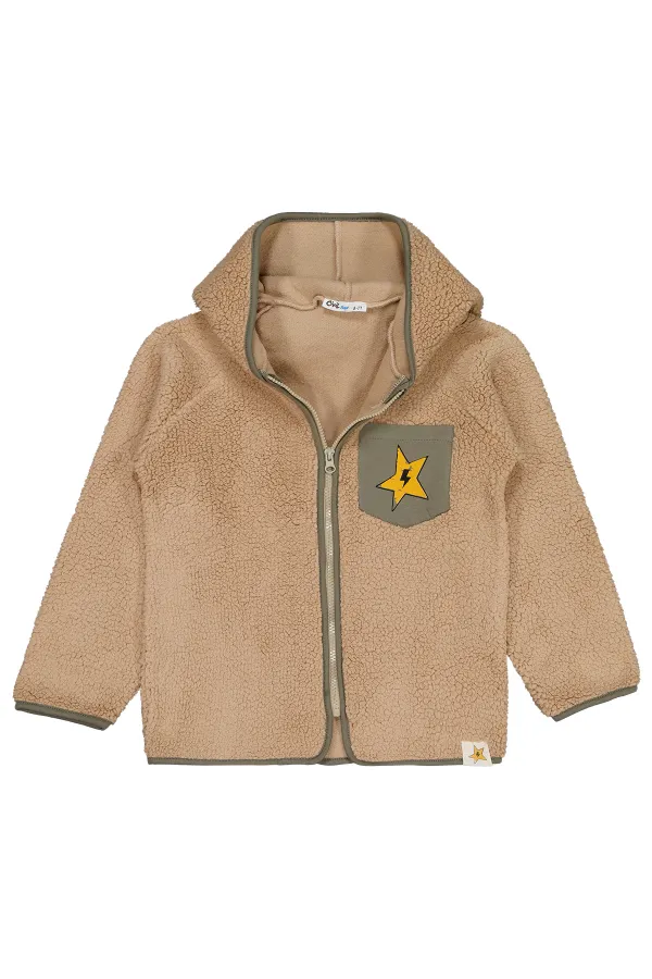 Erkek Çocuk Hırka 6-9 Yaş Haki - Paket