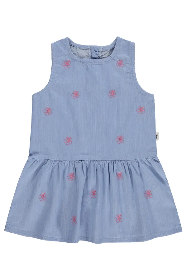 Combinaison et robe bébé 0-24 mois bleues - Ensemble