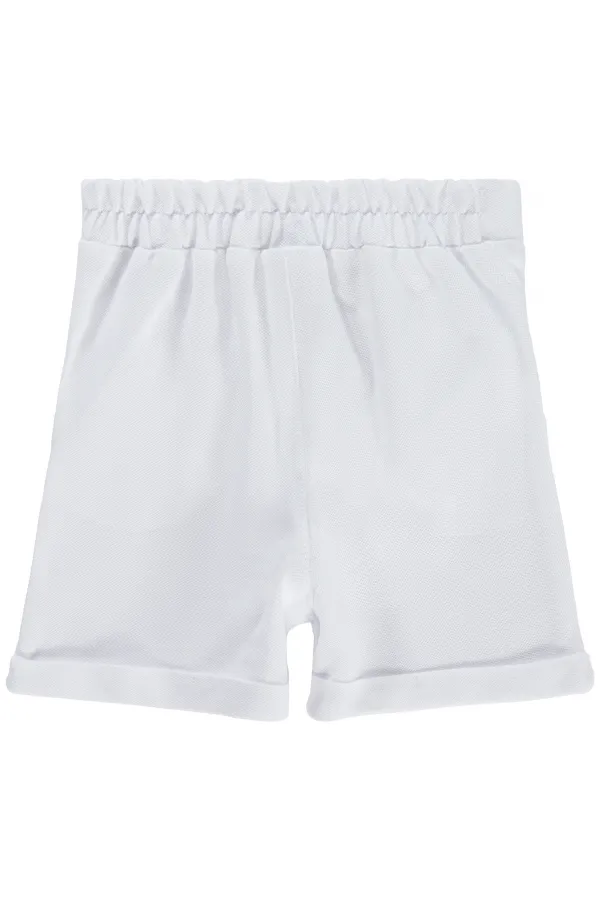 Baby Shorts 0-24 Months White - Pack