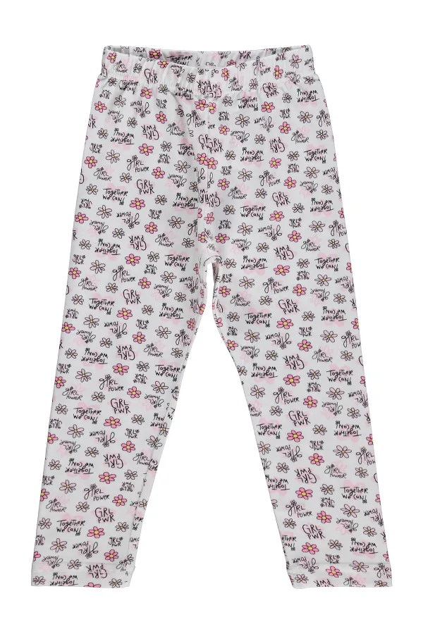 Leggings pour filles, Km, 2-5 ans, blanc cassé - Lot