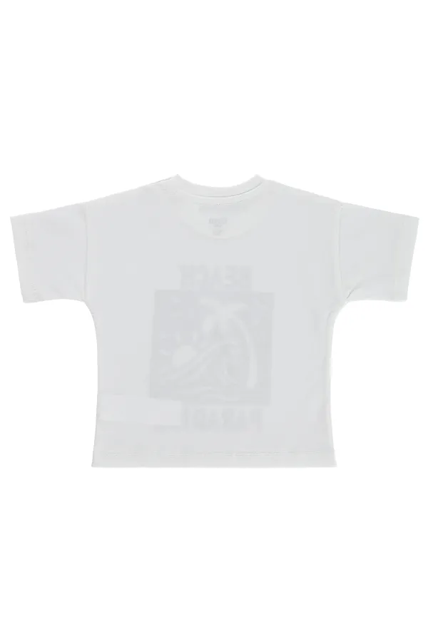 Bebek Tişört Km 0-24 Ay Ekru - Paket