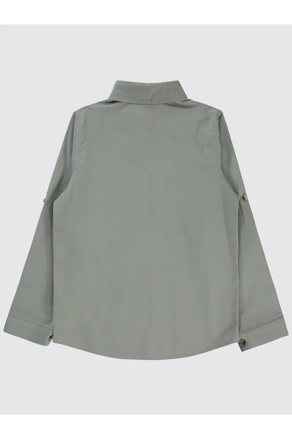 Erkek Çocuk Gömlek 10-13 Yaş Gri - Paket