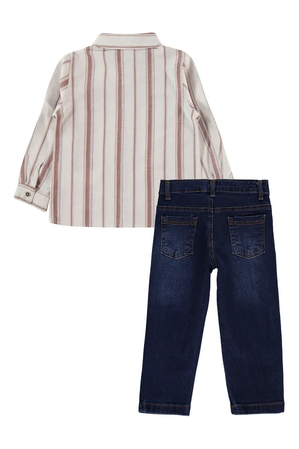 Ensemble d'équipe pour garçons de 2 à 5 ans - Café - Sachet