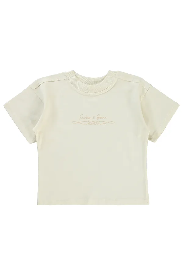 T-shirt garçon ivoire 2-5 ans - Lot