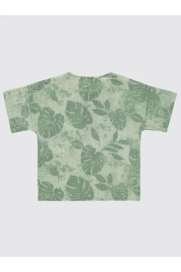 Erkek Çocuk Gömlek 2-5 Yaş Haki - Paket