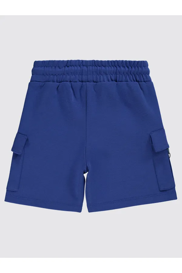 Erkek Çocuk Şort 10-13 Yaş Saks - Paket