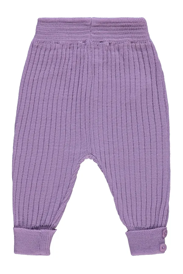 Baby Tracksuit Bottoms 0-24 Months Lilac - Pack