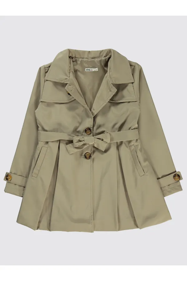 Kız Çocuk Ceket 10-13 Yaş Bej - Paket