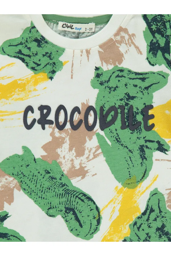 Erkek Çocuk Takım 2-5 Yaş Yeşil - Paket