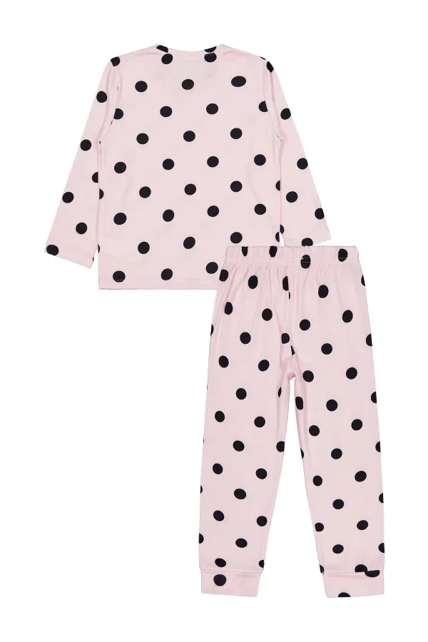 Girls Pajama Set 10-13 Years Old Powder - Package