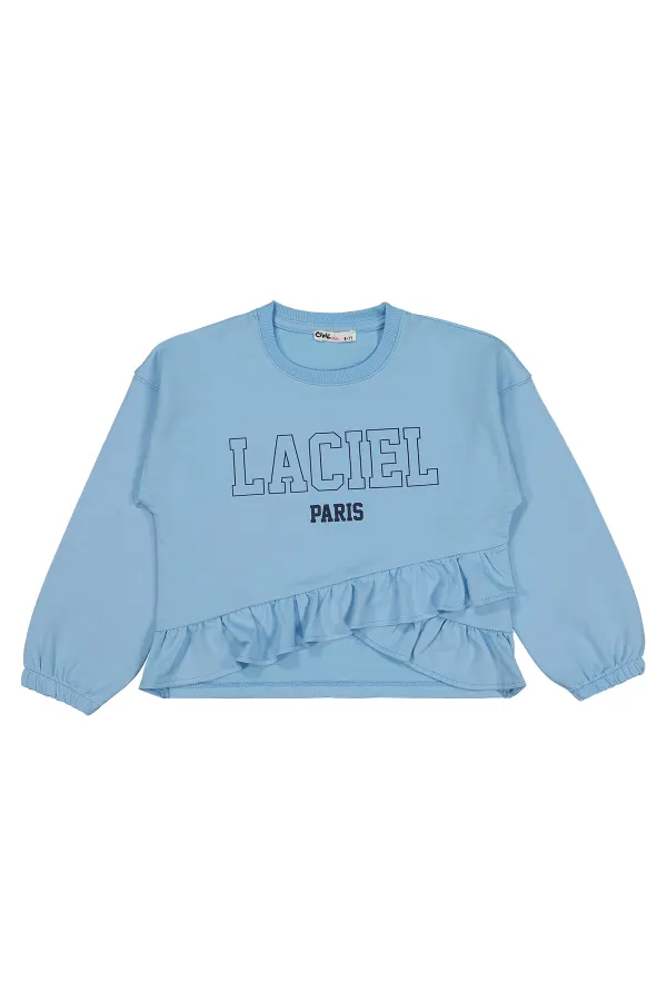 Girls Tracksuit 6-9 Years Blue - Package