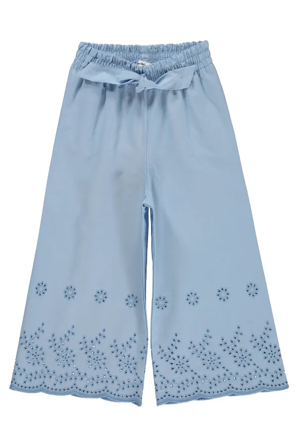 Girls' Trousers, Ages 2-5, Dark Blue - Pack