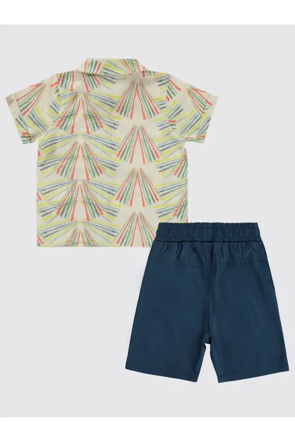 Erkek Çocuk Takım 2-5 Yaş İndigo - Paket