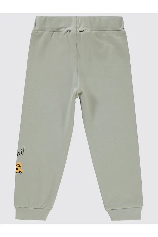 Bas de survêtement garçon 2-5 ans Gris doux - Lot