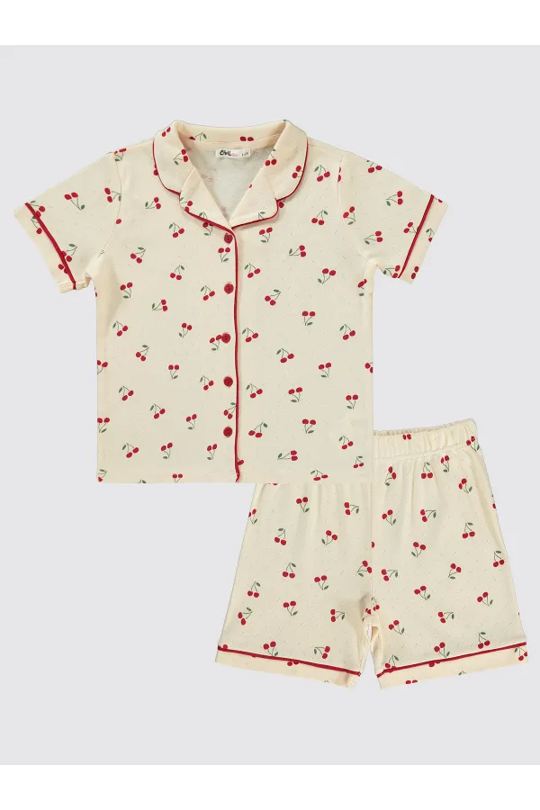 Kız Çocuk Pijama Takımı 10-13 Yaş FilDişi - Paket