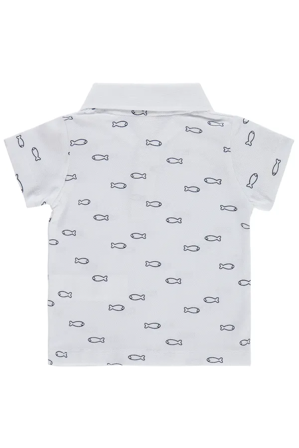 Bebek Tişört 0-24 Ay Beyaz - Paket