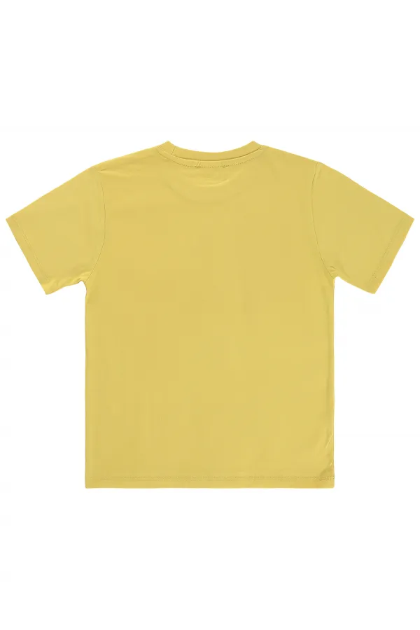 Erkek Çocuk Tişört 6-9 Yaş Sarı - Paket