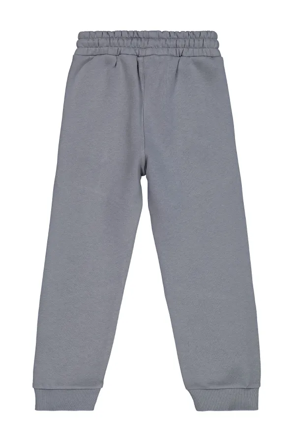 Bas de survêtement gris pour garçon (6-9 ans) - Lot