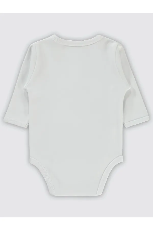 Body bébé à boutons-pression blanc 0-24 mois - Lot