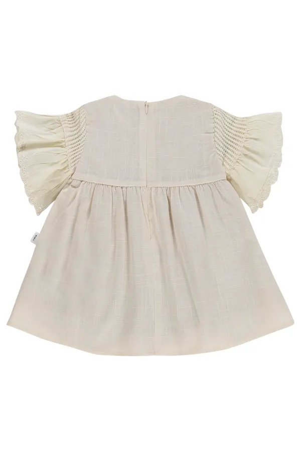 Combinaison et robe bébé 0-24 mois beige - Ensemble Combinaison et robe bébé 0-24 mois beige - Ensemble