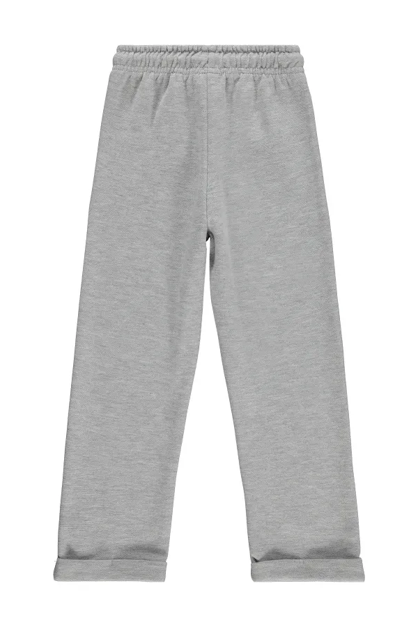 Pantalon garçon, 6-9 ans, gris chiné - Lot