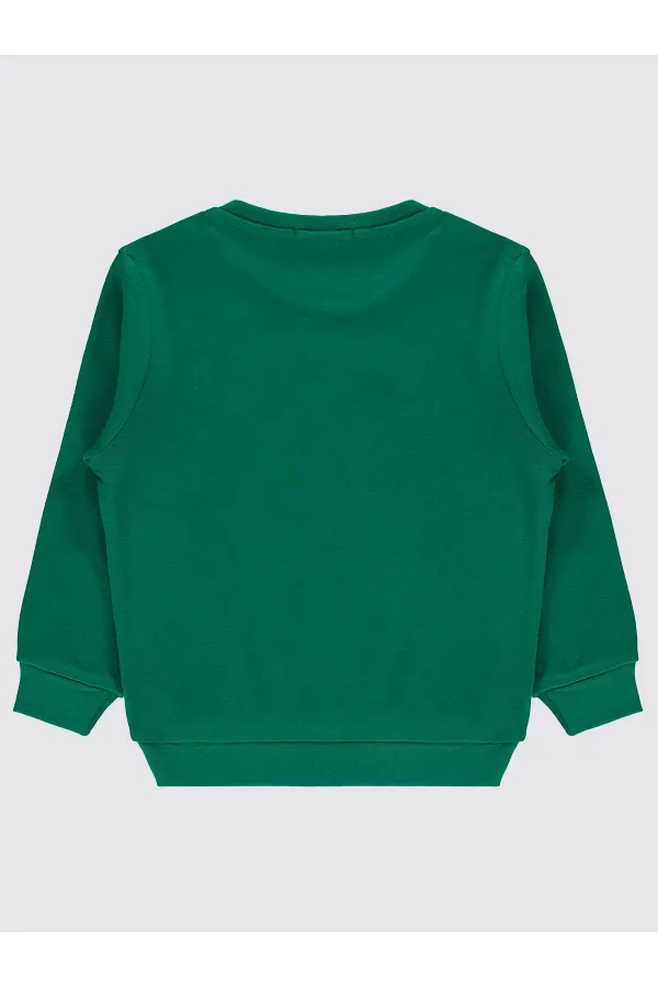 Boy Sweatshirt 2-5 Years Old Pine Green - Package