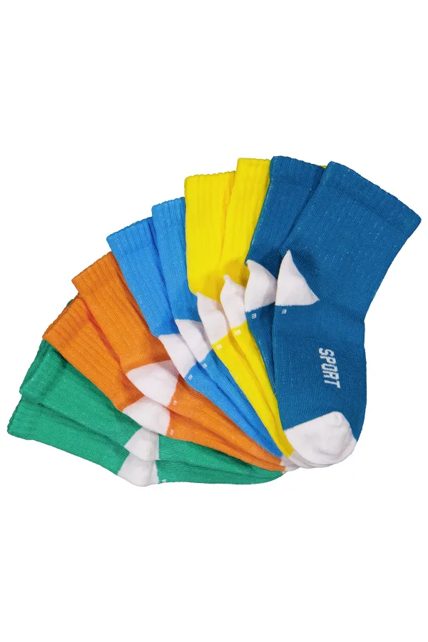 Erkek Çocuk Soket Çorap 2-9 Yaş Standart - Paket