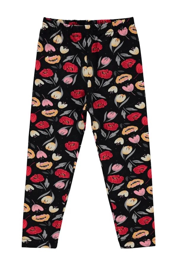 Collants noirs pour filles de 6 à 9 ans - Lot